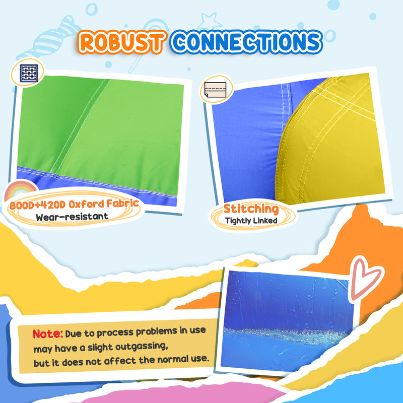 6-in-1 Inflatable Bounce House with Slide, Climbing Wall, and Water Cannon Magic Cars 3