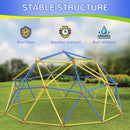 10' Climbing Dome Jungle Gym for Kids, Supports up to 594 lbs, Outdoor Play Structure for Ages 1-6 Magic Cars 6