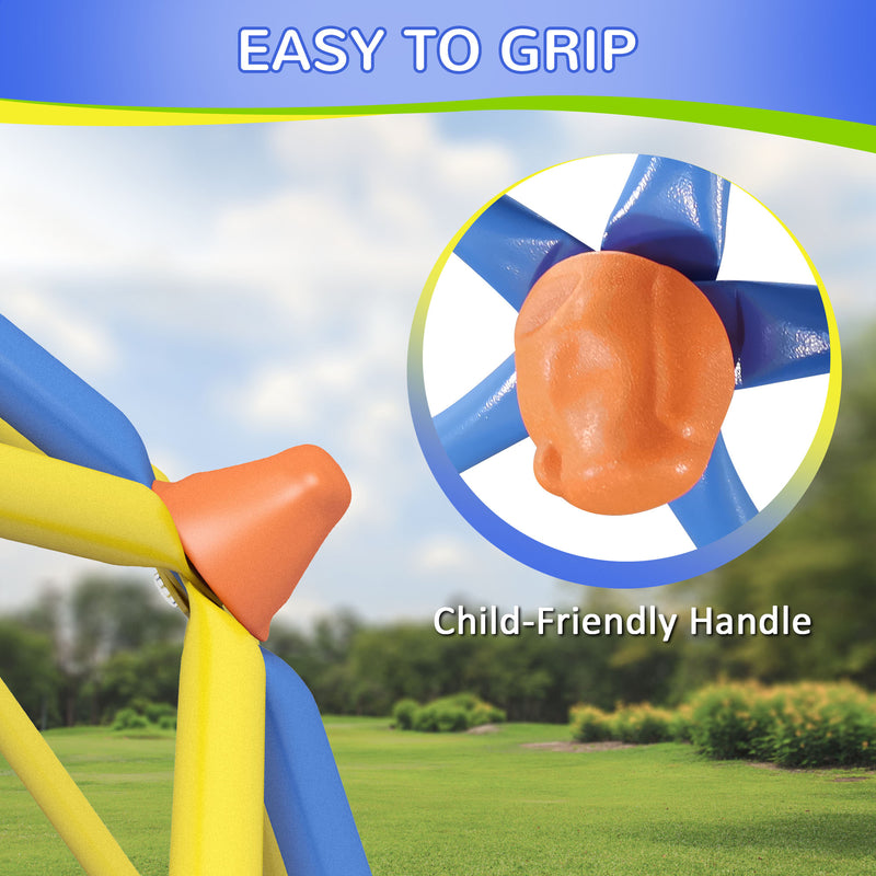 10' Climbing Dome Jungle Gym for Kids, Supports up to 594 lbs, Outdoor Play Structure for Ages 1-6 Magic Cars 7