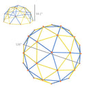 10' Climbing Dome Jungle Gym for Kids, Supports up to 594 lbs, Outdoor Play Structure for Ages 1-6 Magic Cars 9