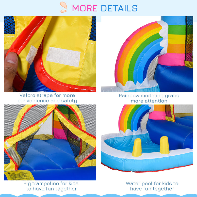 Inflatable 2-in-1 Indoor Bounce House and Jumping Castle for Kids Magic Cars 1
