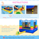 Inflatable 2-in-1 Indoor Bounce House and Jumping Castle for Kids Magic Cars 4