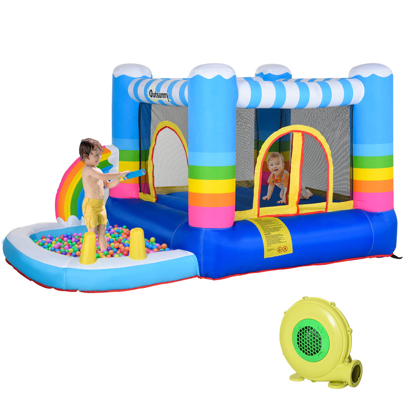 Inflatable 2-in-1 Indoor Bounce House and Jumping Castle for Kids Magic Cars Variant 0