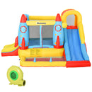 Kids 4-in-1 Inflatable Water Slide Bounce House and Jumping Castle with Dual Slides Magic Cars 9