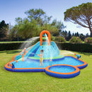 Kids 4-in-1 Inflatable Water Slide and Bounce House Play Park Magic Cars 8