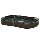 Children's Outdoor Sandbox with Cover for Garden Bed, Easy Assembly Magic Cars Variant 0