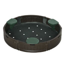 Kids Outdoor Sandbox with Cover for Garden Play, Easy Assembly Magic Cars 2