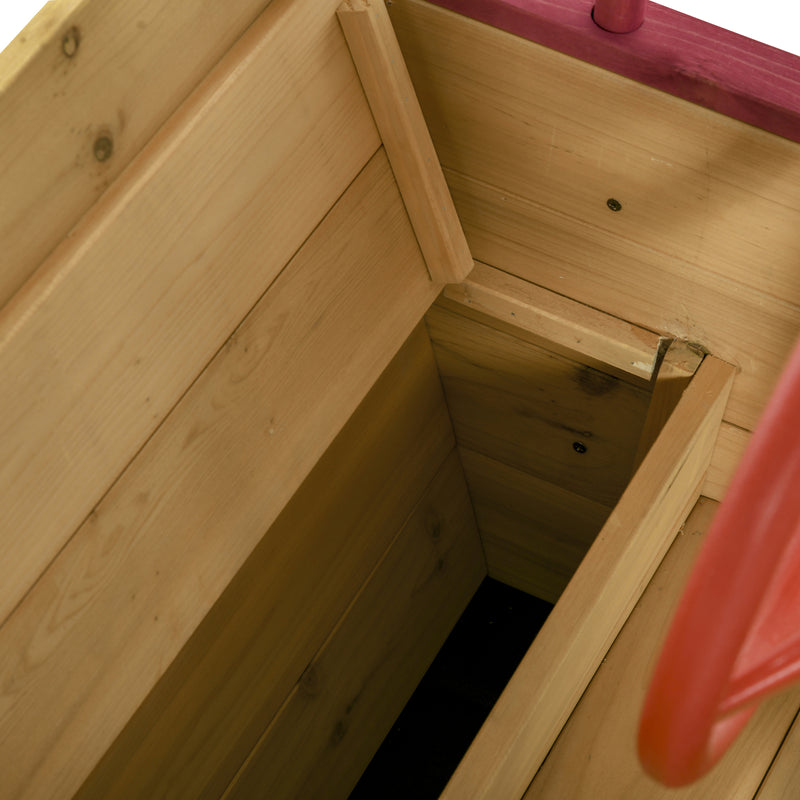 Wooden Pirate Ship Sandbox with Cover, Rudder, and Storage Bench Magic Cars 3