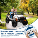 P-Series: Remote-Controlled Electric Truck for Kids Aged 3–8 with Two Seats Magic Cars 3