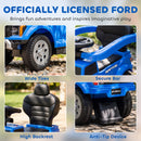 Qaba 3-In-1 Licensed Ford Push Car for Children Aged 18-36 Months