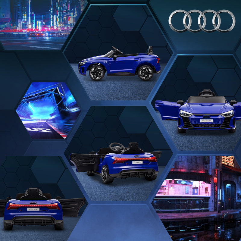 Licensed Audi 12V Electric Ride-On Car with Remote Control and Honking Horn