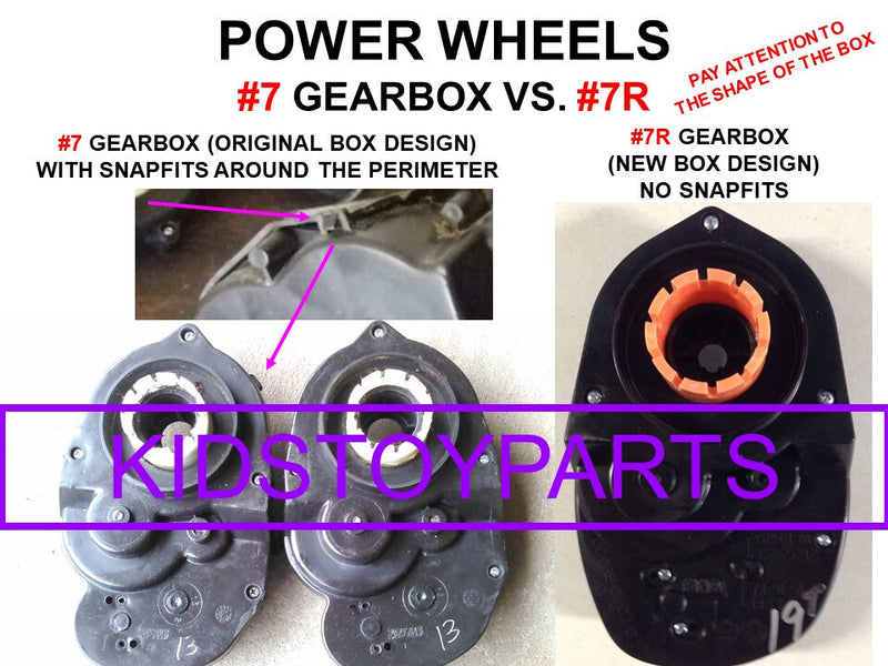 Pair of 19-Tooth Power Wheels Gearboxes Type 7 Used for Most Jeep Wranglers with Heavy GR4S Magic Cars 1