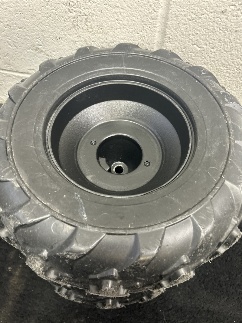 Pair of Front Rims, Wheels, and Hubcaps for Jeep Power Wheels Toy Car Magic Cars 4