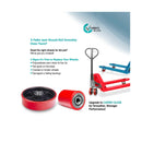 Red Pallet Jack Truck Set with Steering Wheels and Axles, Includes 7" and 2" Wheel Pair Magic Cars 5