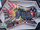 Paper Jamz Pro Series Guitar - Red and Yellow
