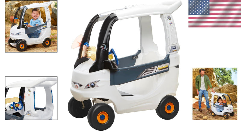 Parent-Controlled Adventure Rover Ride-On Vehicle with FX Sounds for Kids Magic Cars 1