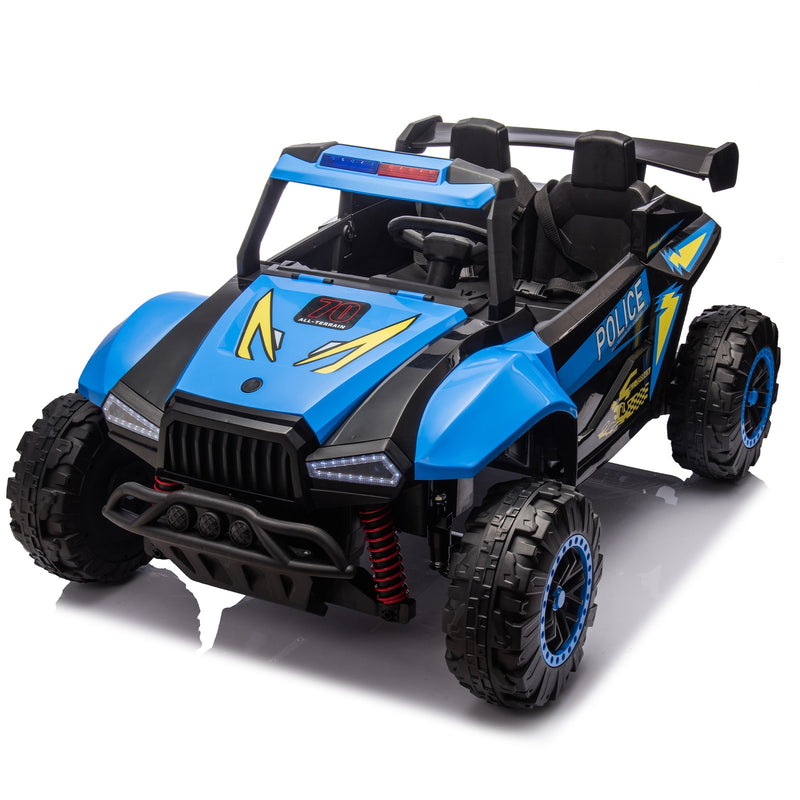 24V Kids Electric Ride-On Car with Double Doors, Remote Control, USB, LED Lights, and Megaphone Magic Cars 3