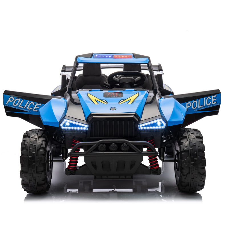 24V Kids Electric Ride-On Car with Double Doors, Remote Control, USB, LED Lights, and Megaphone Magic Cars 4