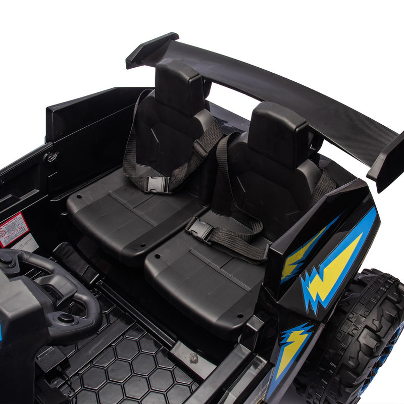 24V Kids Electric Ride-On Car with Double Doors, Remote Control, USB, LED Lights, and Megaphone Magic Cars 7