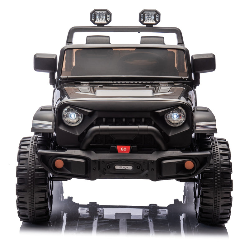 24V Kids Electric Ride-On Car with Remote Control, Searchlight, MP3 Player, Adjustable Speed 1.86-4.35 MPH Magic Cars 5