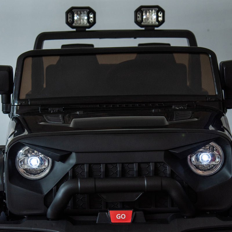 24V Kids Electric Ride-On Car with Remote Control, Searchlight, MP3 Player, Adjustable Speed 1.86-4.35 MPH Magic Cars 7