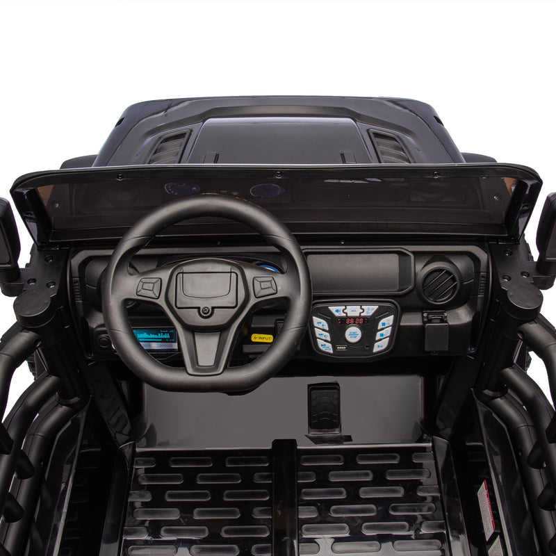 24V Kids Electric Ride-On Car with Remote Control, Searchlight, MP3 Player, Adjustable Speed 1.86-4.35 MPH Magic Cars 9