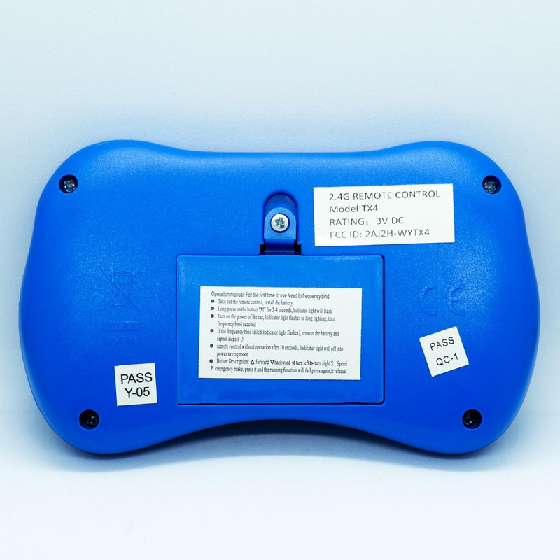 2.4GHz Blue Remote Control for Electric Car and Powered Vehicle Parts Magic Cars 2