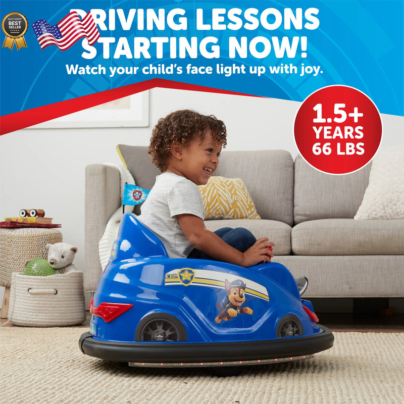 6V Battery-Powered Electric PAW Patrol Bumper Ride-On Car Magic Cars 1