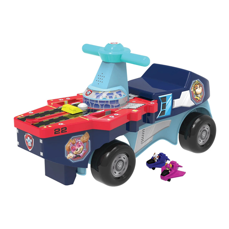 Patrol Aircraft Carrier Ride-On with Jets and Push-Pedal Function Magic Cars 1