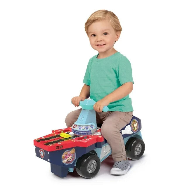 Patrol Aircraft Carrier Ride-On with Jets and Push-Pedal Function Magic Cars 2
