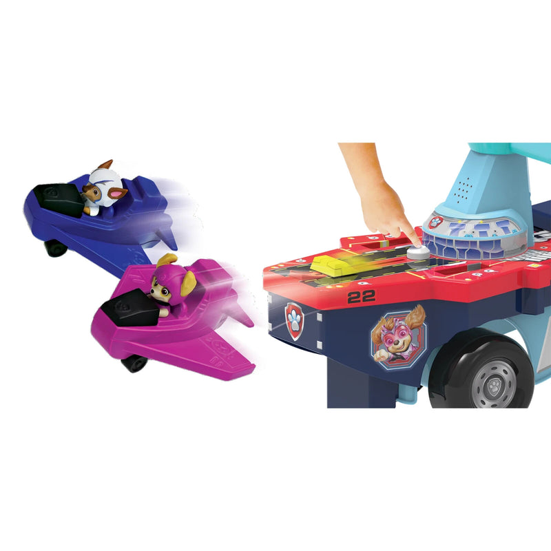 Patrol Aircraft Carrier Ride-On with Jets and Push-Pedal Function Magic Cars 4