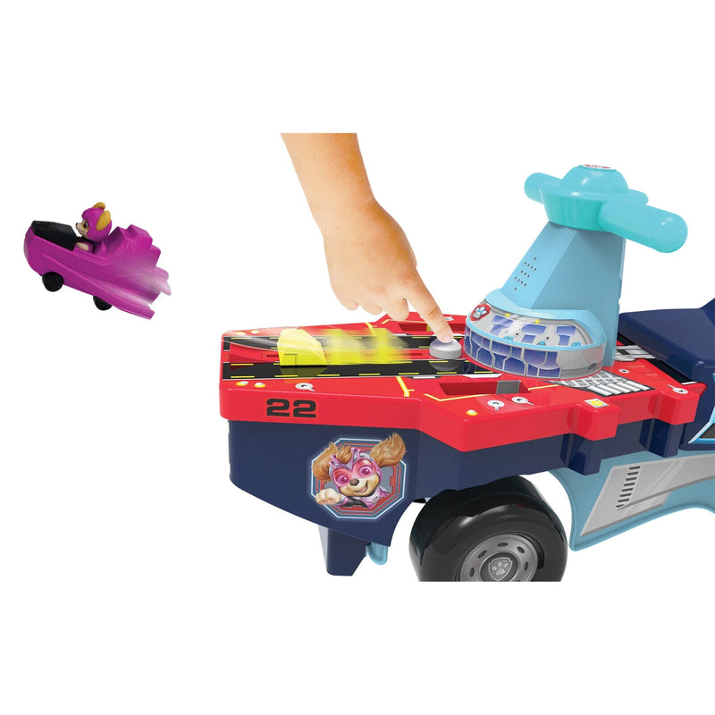Patrol Aircraft Carrier Ride-On with Jets and Push-Pedal Function Magic Cars 5