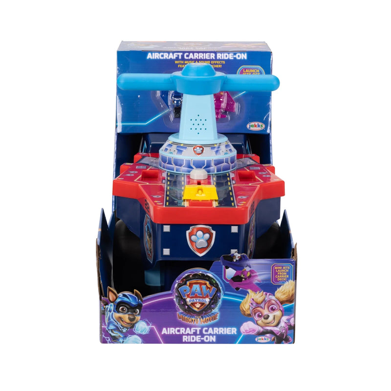 Patrol Aircraft Carrier Ride-On with Jets and Push-Pedal Function Magic Cars 7