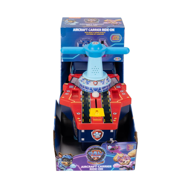Patrol Aircraft Carrier Ride-On with Jets and Push-Pedal Function Magic Cars 8
