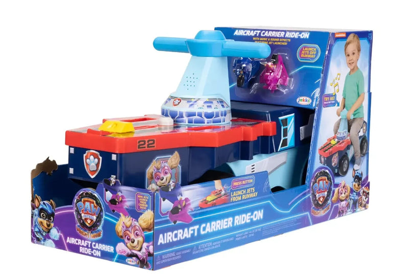 Patrol Aircraft Carrier Ride-On with Two Launchable Jet Vehicles Multicolor Magic Cars 0