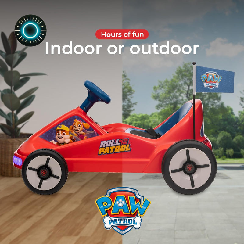 Paw Patrol Chase 6V Electric Ride-On Go-Kart for Kids with Lights and Sounds Magic Cars 4