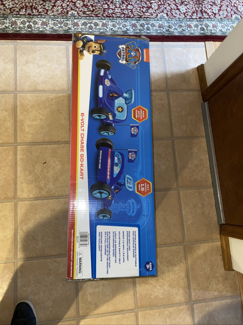 Chase 6V Electric Ride-On Go-Kart for Kids with Lights and Sound Magic Cars 1