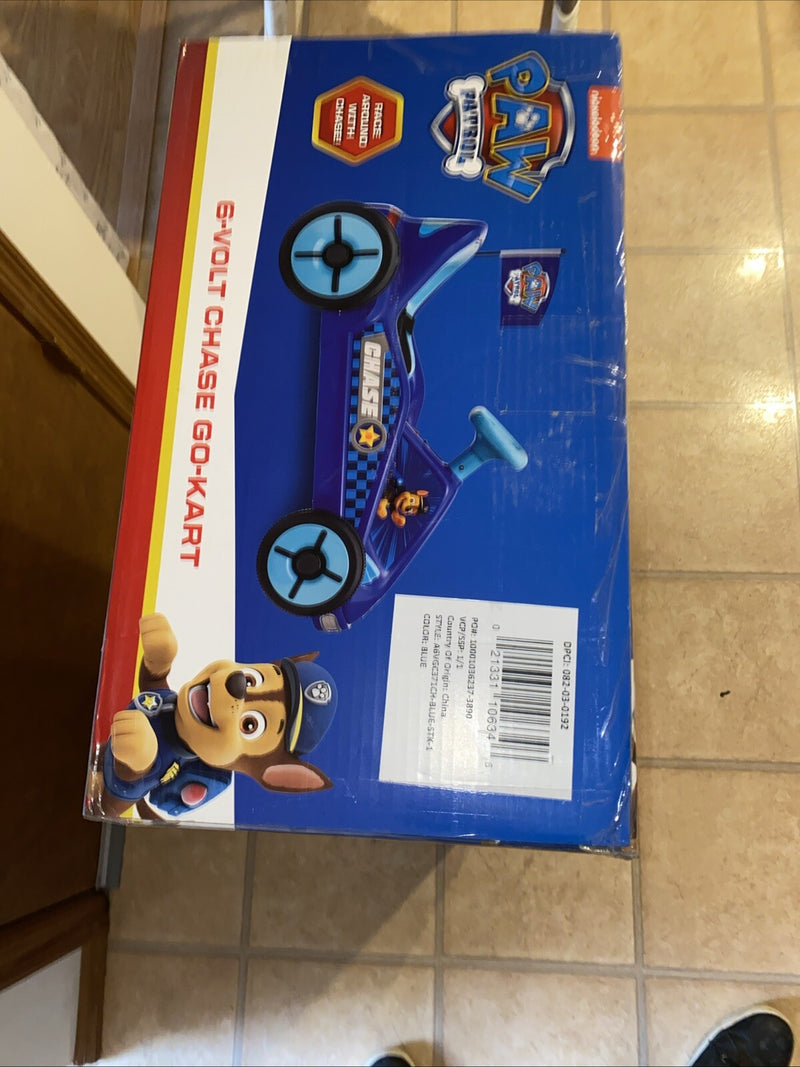 Chase 6V Electric Ride-On Go-Kart for Kids with Lights and Sound Magic Cars 4