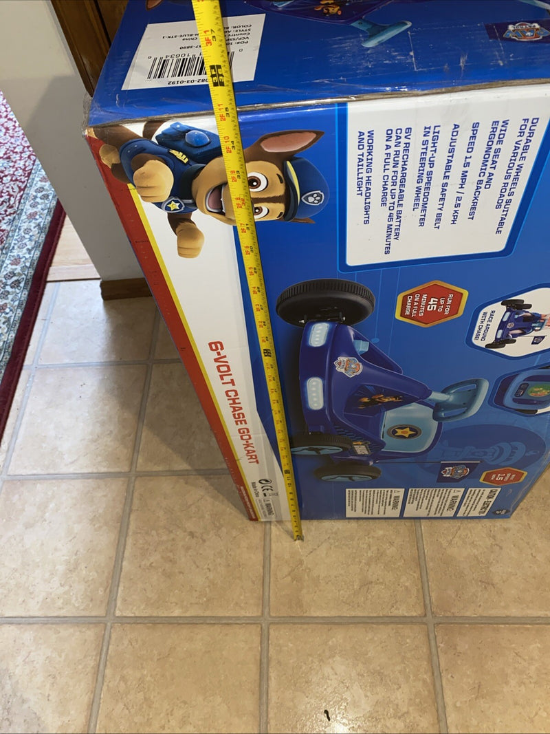 Chase 6V Electric Ride-On Go-Kart for Kids with Lights and Sound Magic Cars 5