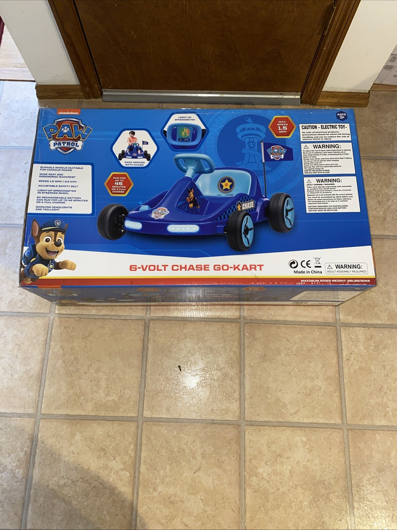 Chase 6V Electric Ride-On Go-Kart for Kids with Lights and Sound Magic Cars Variant 0