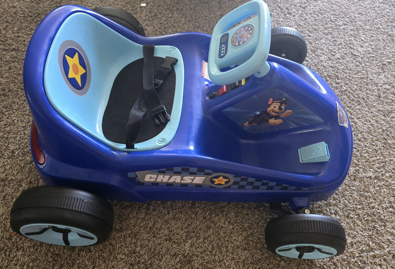 Paw Patrol Chase 6V Electric Ride-On Go-Kart for Kids with Lights and Sound Magic Cars 2