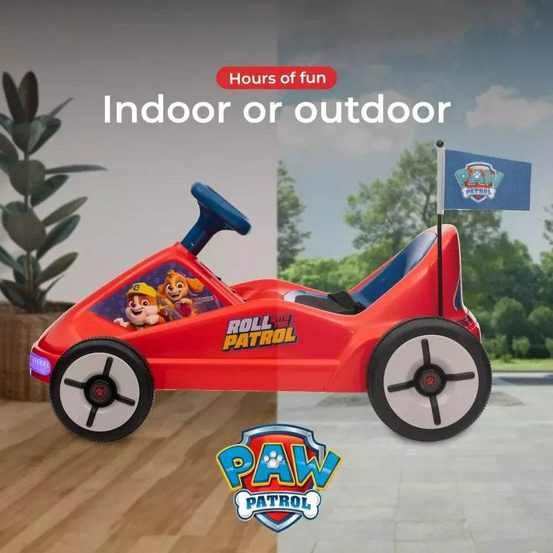 Paw Patrol Chase 6V Electric Ride-On Go-Kart for Kids with Lights Magic Cars 4