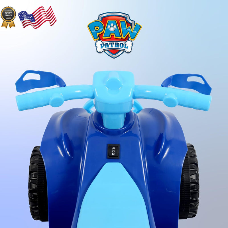6V Rechargeable Kids Quad Ride-On Toy Featuring Chase Character – Safe and Powerful Magic Cars 2