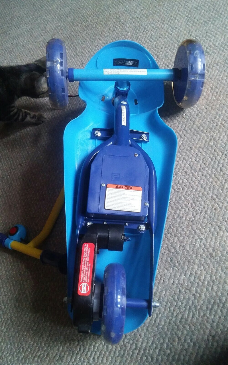 Kids 3-Wheel Electric Scooter Blue for Ages 2-5 Magic Cars 5