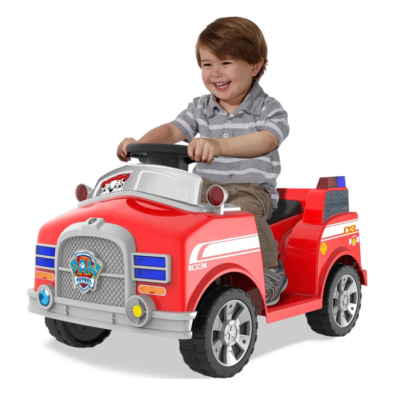 Battery-Powered 6V Electric Quad with Marshall Graphics for Ages 2+ Magic Cars Variant 0