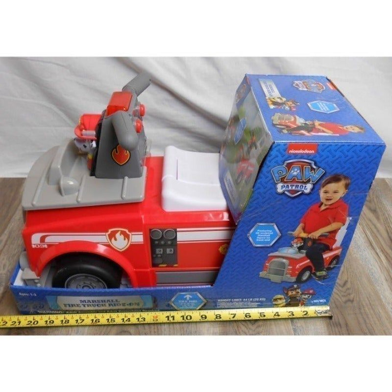 Marshall Fire Truck Ride-On Toy for Toddlers Ages 1-3 with 44 lbs Weight Limit Magic Cars 4