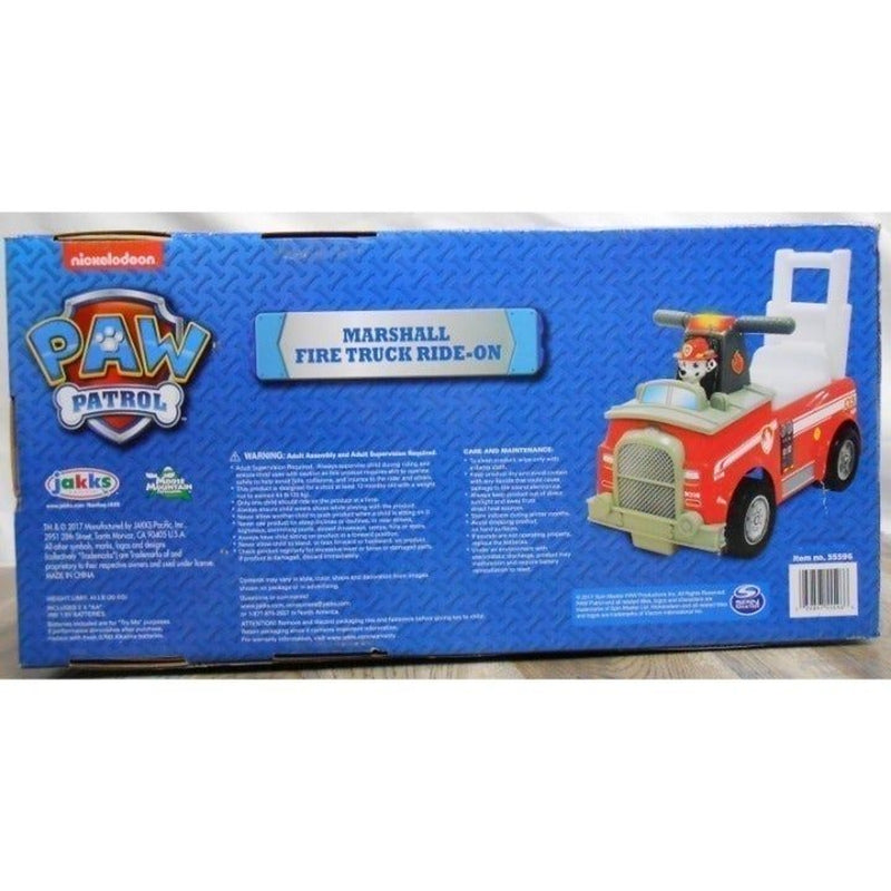 Marshall Fire Truck Ride-On Toy for Toddlers Ages 1-3 with 44 lbs Weight Limit Magic Cars 6
