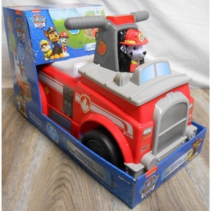 Marshall Fire Truck Ride-On Toy for Toddlers Ages 1-3 with 44 lbs Weight Limit Magic Cars Variant 0