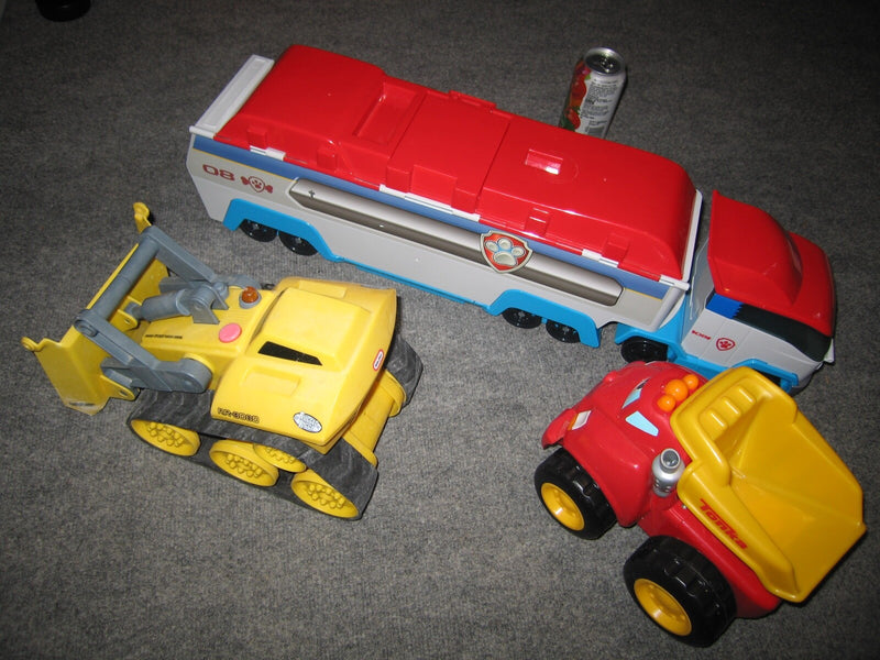 Paw Patrol and Tonka Set of Three Toy Trucks Magic Cars 1