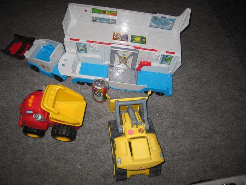 Paw Patrol and Tonka Set of Three Toy Trucks Magic Cars 2